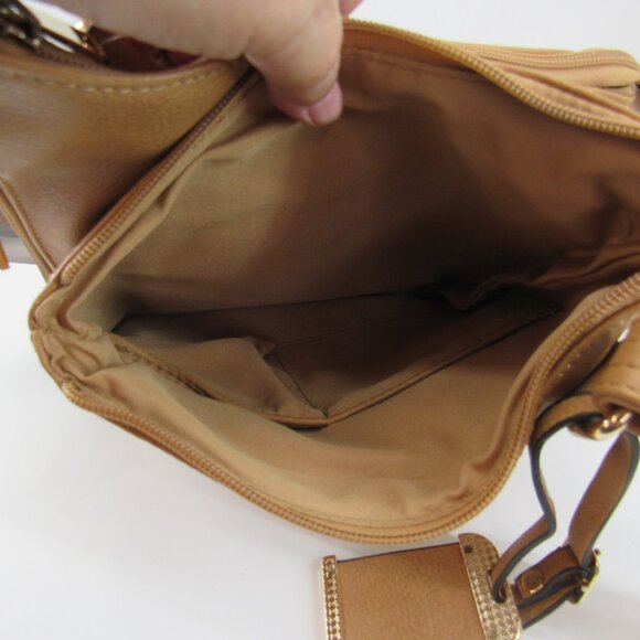 Bulldog Crossbody Concealed Carry Purse Bdp032 Dual Pouch Pocket and Dust Bag - Picture 10 of 12